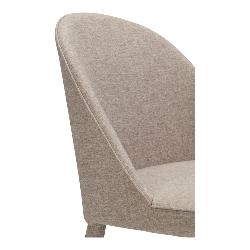 Burton Dining Chair Light Grey - Set of Two