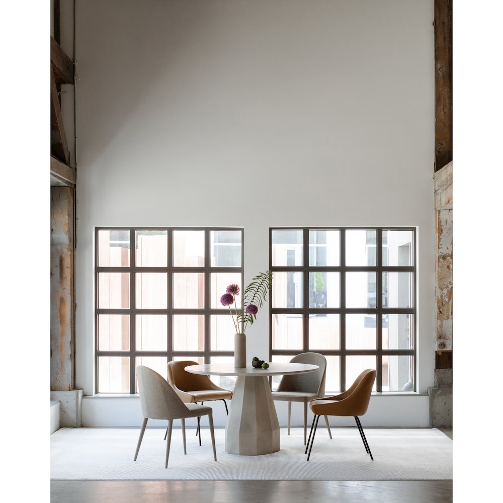 Burton Dining Chair Light Grey - Set of Two