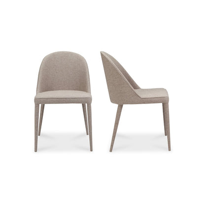 Burton Dining Chair Light Grey - Set of Two