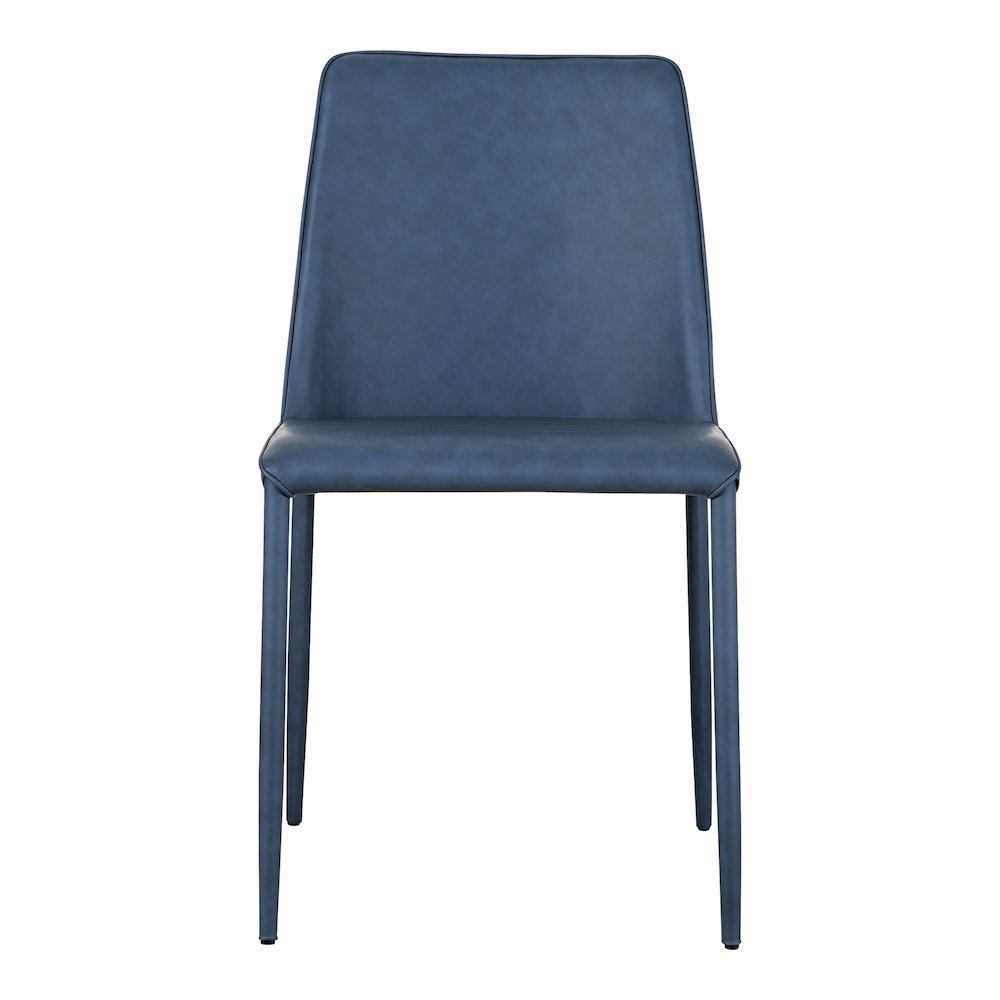 Nora Dining Chair Ocean Cavern Grey Vegan Leather - Set of Two