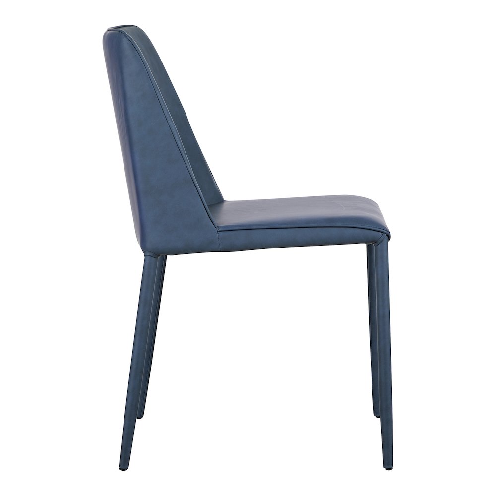 Nora Dining Chair Ocean Cavern Grey Vegan Leather - Set of Two