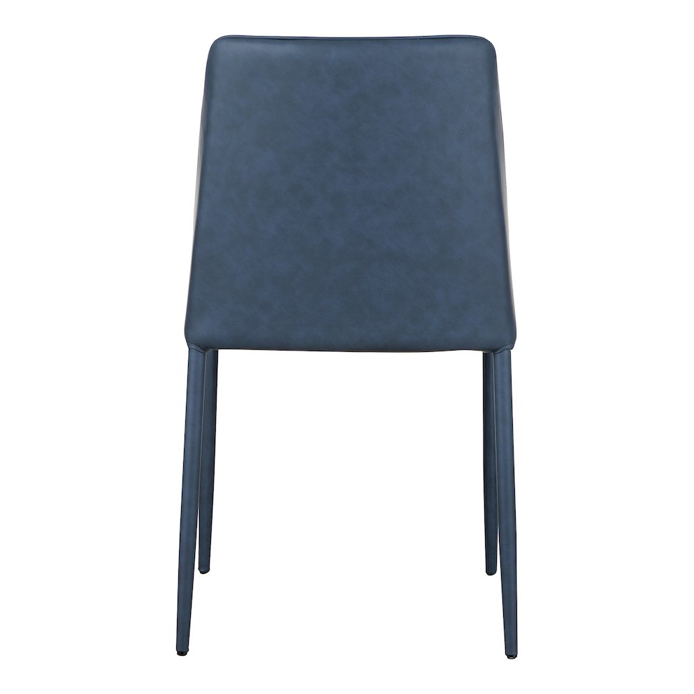Nora Dining Chair Ocean Cavern Grey Vegan Leather - Set of Two