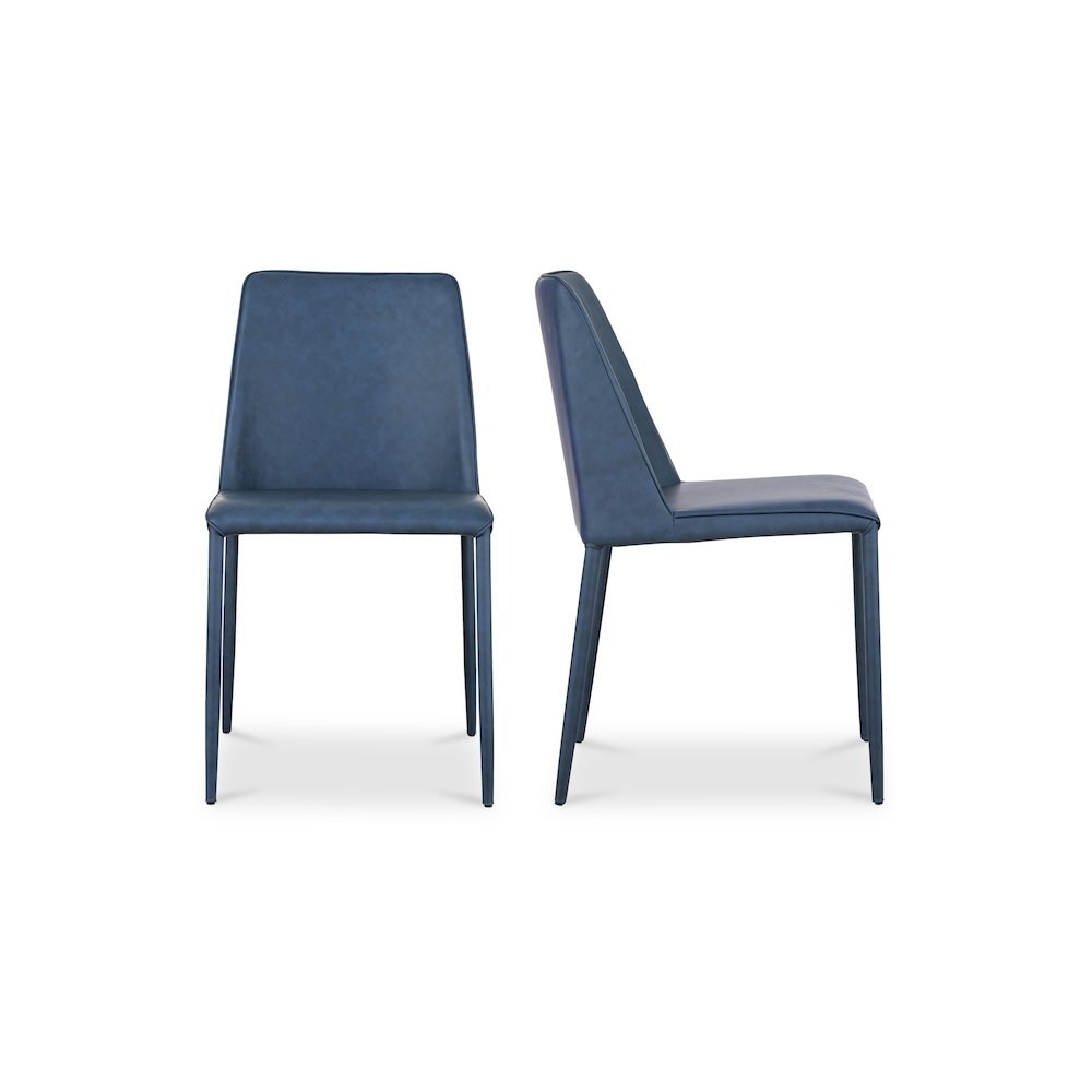 Nora Dining Chair Ocean Cavern Grey Vegan Leather - Set of Two