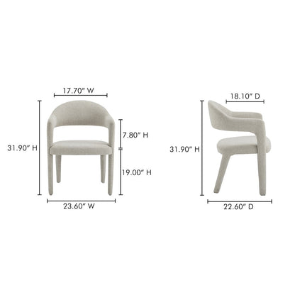 Martens Dining Chair Beige