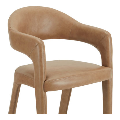Martens Bar Stool Brown Leather