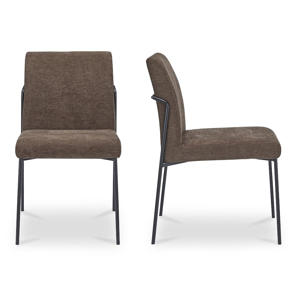 Danny Dining Chair Dark Brown - Set of Two