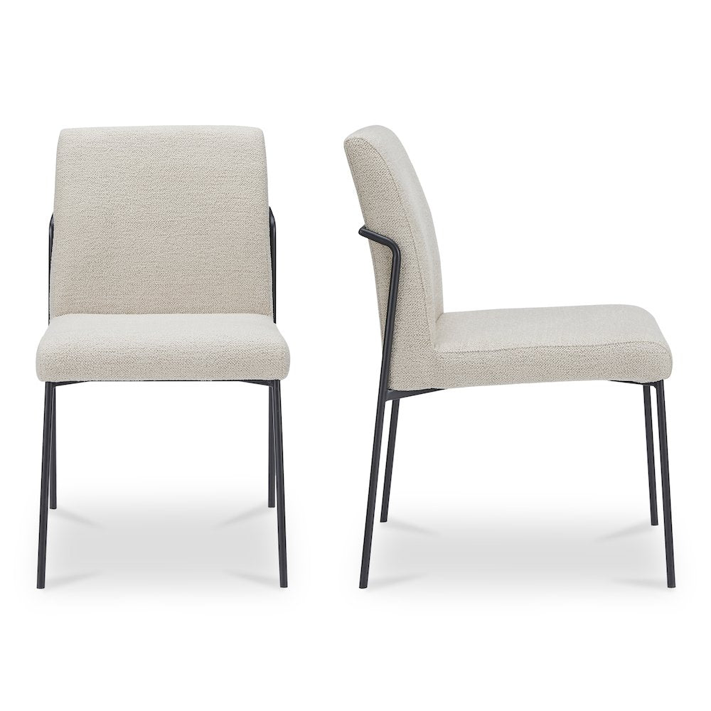 Danny Dining Chair Ivory-Set of Two