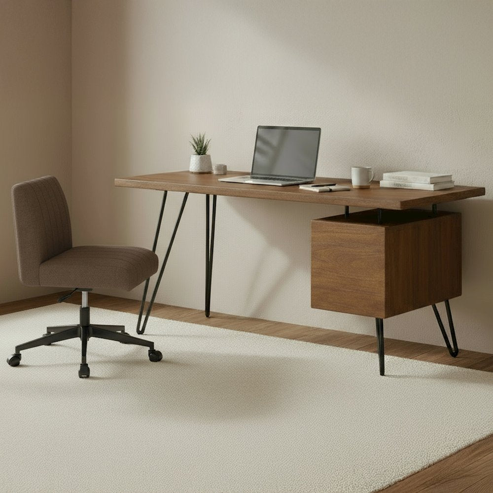 Sally Office Chair Light Brown