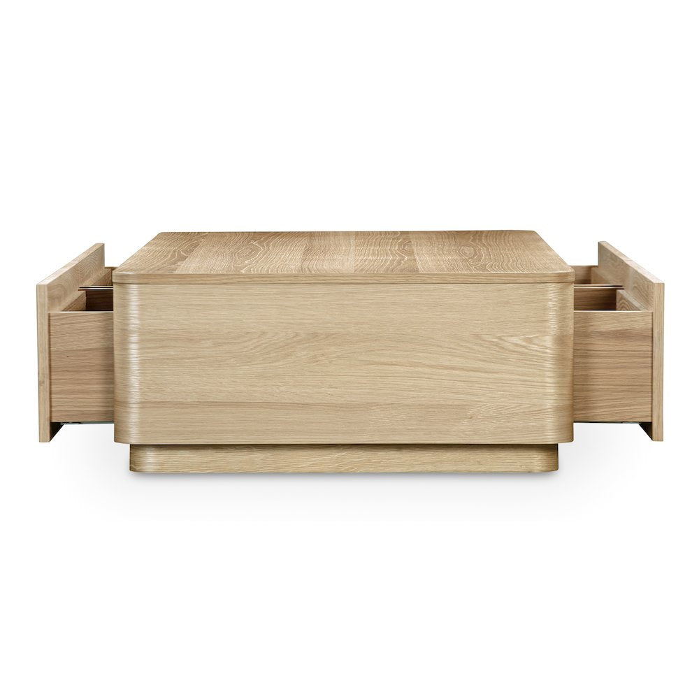 Round Off Coffee Table Natural Oak