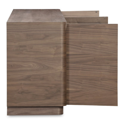 Round Off Sideboard Walnut Brown