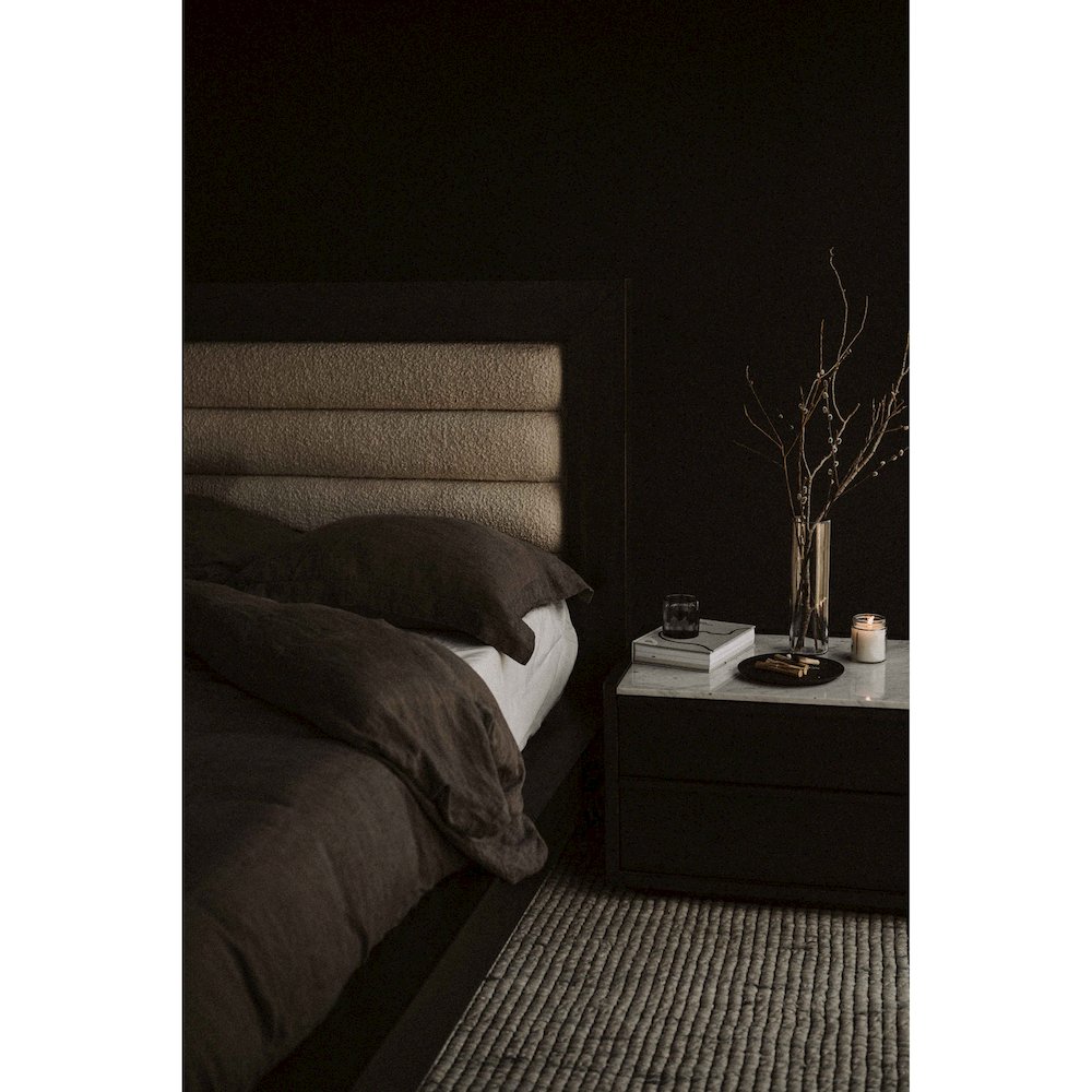 Ashcroft Nightstand Dark Grey