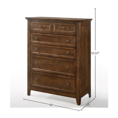 San Mateo 6-Drawer Standard Chest, Tuscan