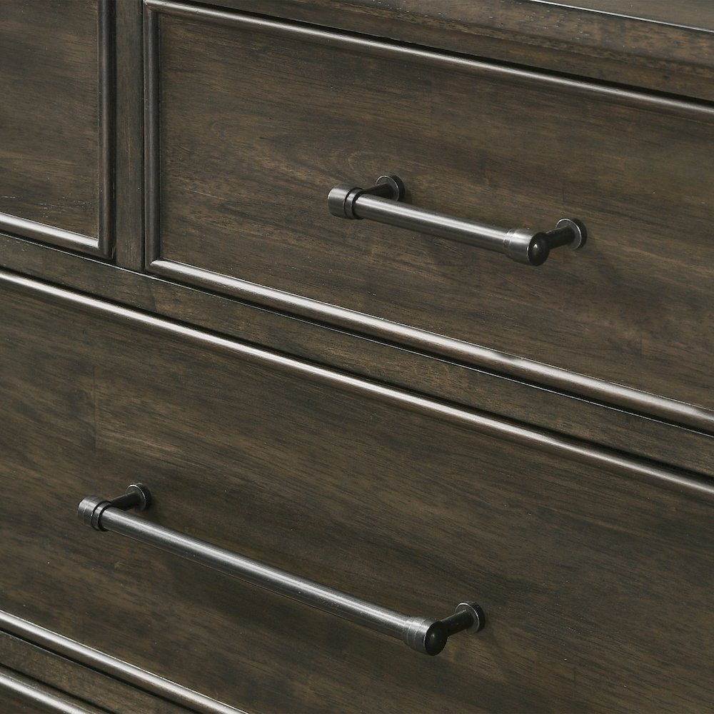 Hawthorne 9-Drawer Dresser, Brushed Charcoal