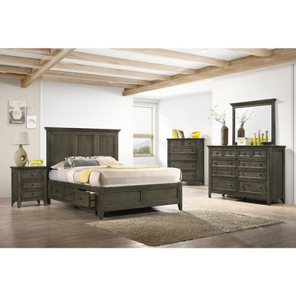 San Mateo 11-Drawer Gentlemen's Chest, Gray