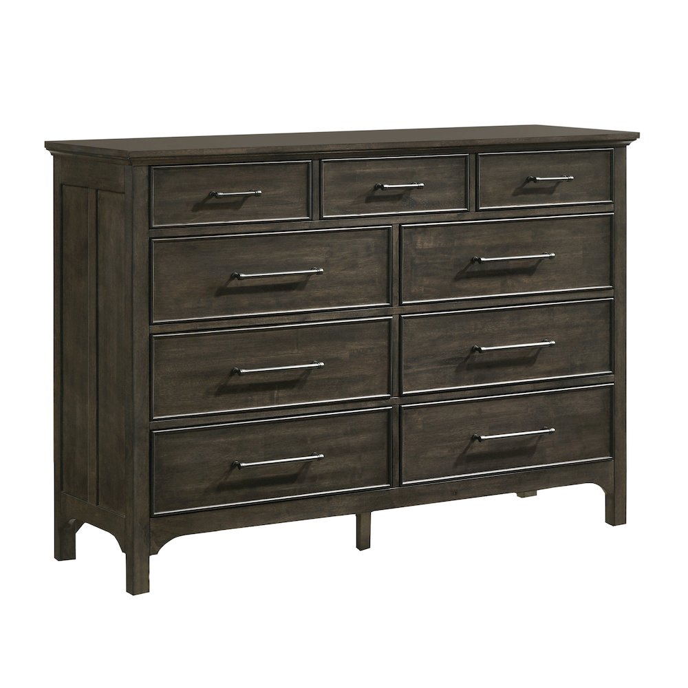 Hawthorne 9-Drawer Dresser, Brushed Charcoal