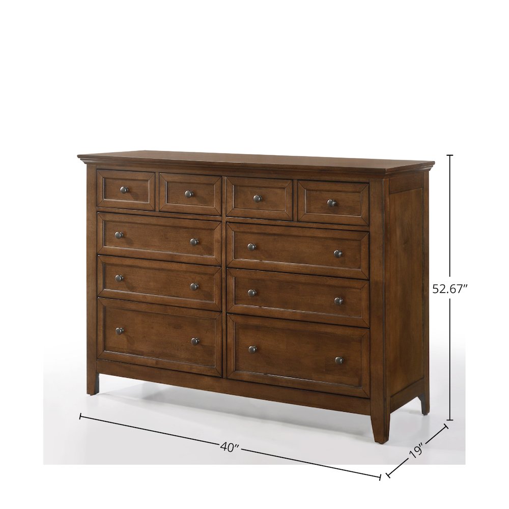 San Mateo 10-Drawer Dresser, Tuscan