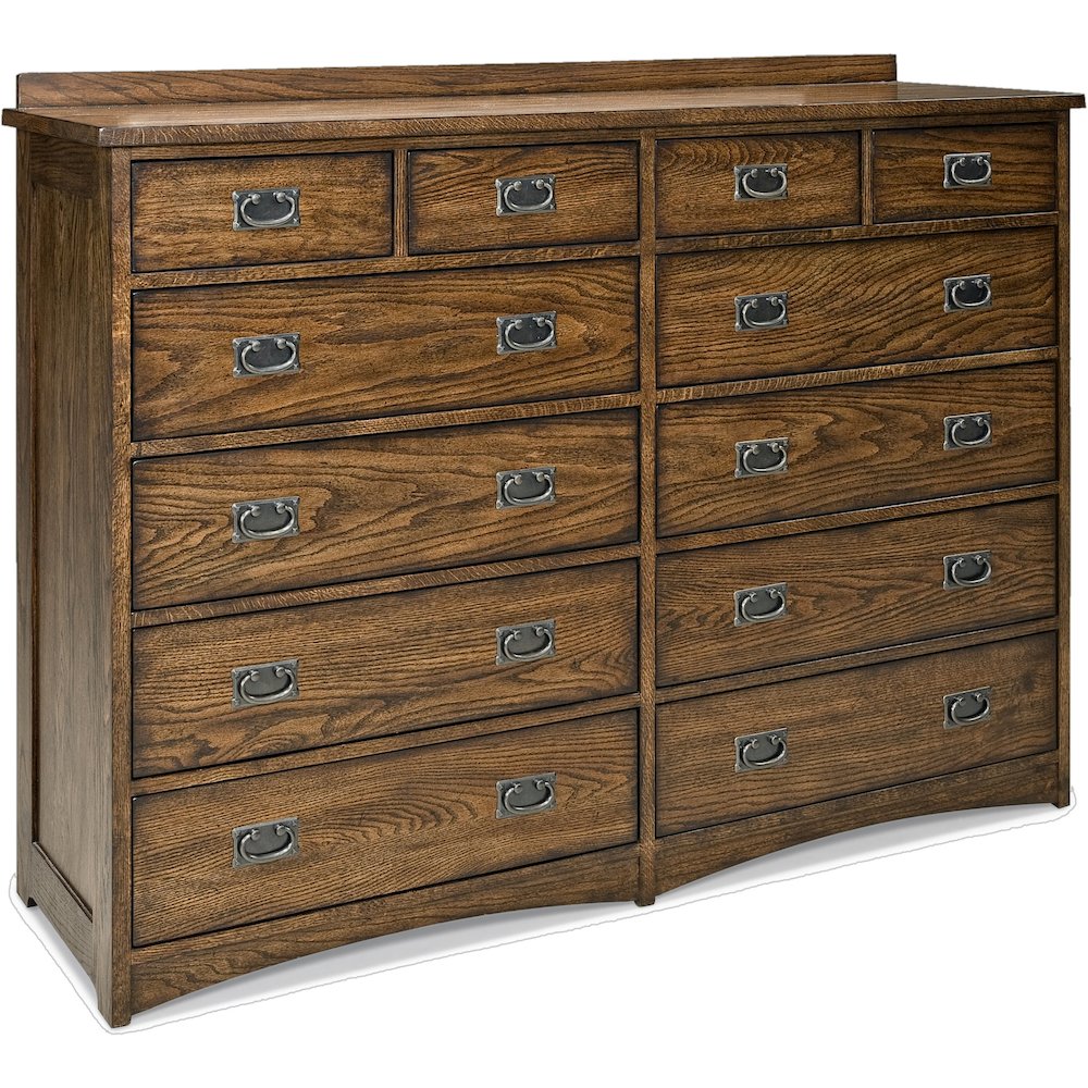Oak Park 12-Drawer Dresser, Mission