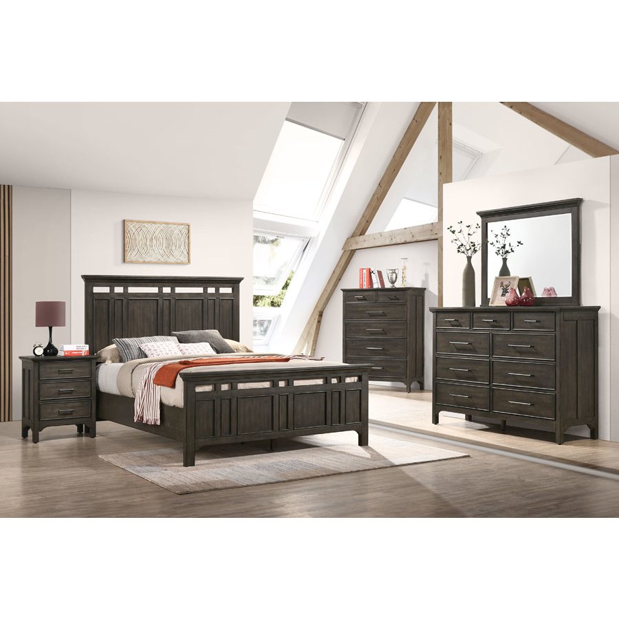 Hawthorne 9-Drawer Dresser, Brushed Charcoal