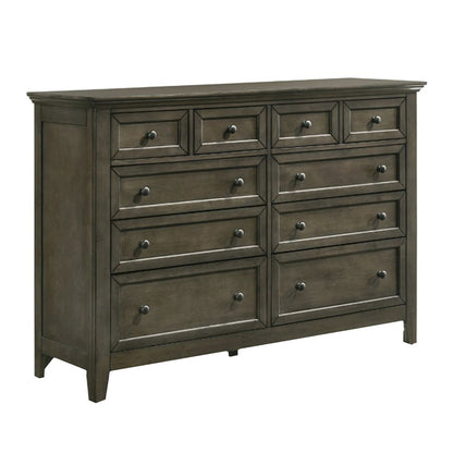 San Mateo 10-Drawer Dresser, Gray
