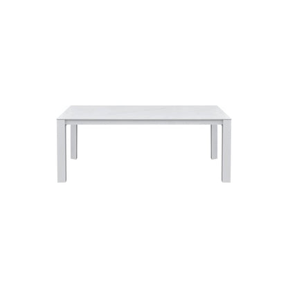 Intercon Alexa Outdoor Dining Table in White