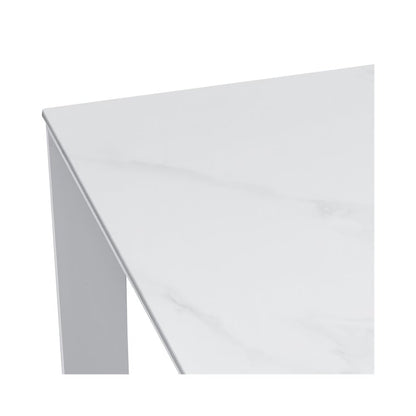 Intercon Alexa Outdoor Dining Table in White