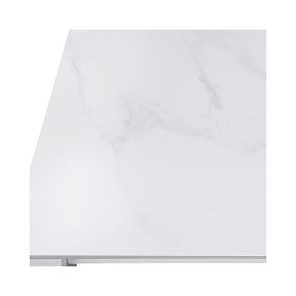 Intercon Alexa Outdoor Dining Table in White