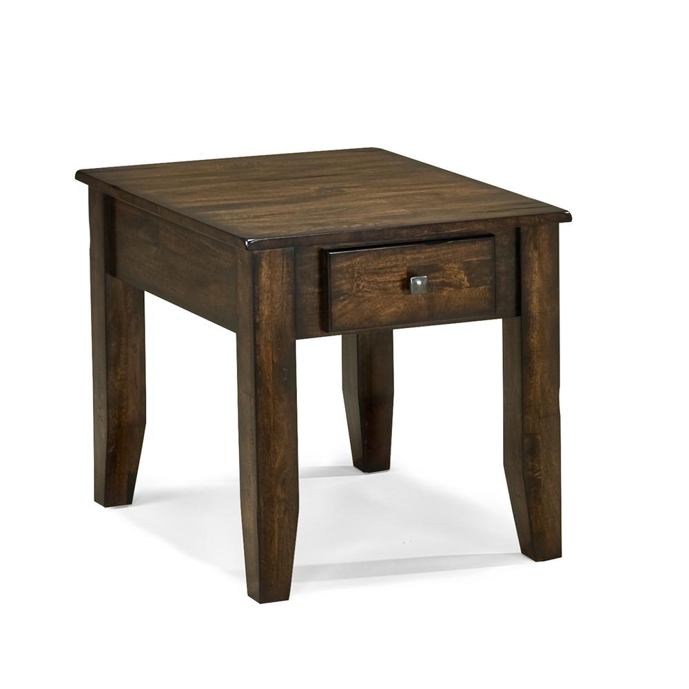 22" x 28" End Table in Raisin