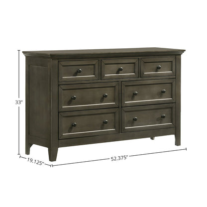 San Mateo Youth 7-Drawer Dresser, Gray