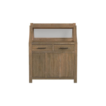 Intercon Flex Server in Sandbar Oak