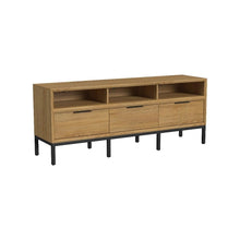 Intercon Newport 70 TV Console in Natural Oak