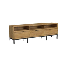 Intercon Newport 85 TV Console in Natural Oak
