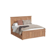 Intercon Oak Park King Captain's Bed with 6 Drawers in Taupe