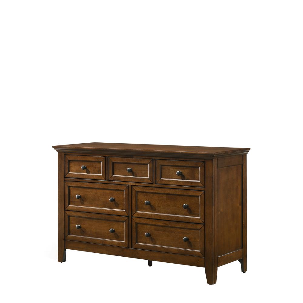 Dresser, 7 Drawer in Tuscan