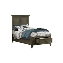 Intercon San Mateo Youth Twin Storage Bed in Gray