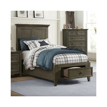 Intercon San Mateo Youth Twin Storage Bed in Gray