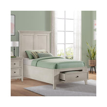 Intercon San Mateo Youth Twin Storage Bed in Rustic White