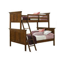 Intercon San Mateo Youth Twin over Full Bunk Bed in Tuscan