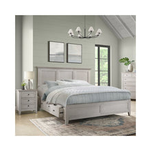 Intercon San Mateo King Standard Bed in Rustic White