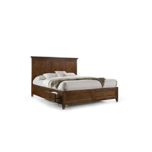 Intercon San Mateo King Storage Bed in Tuscan