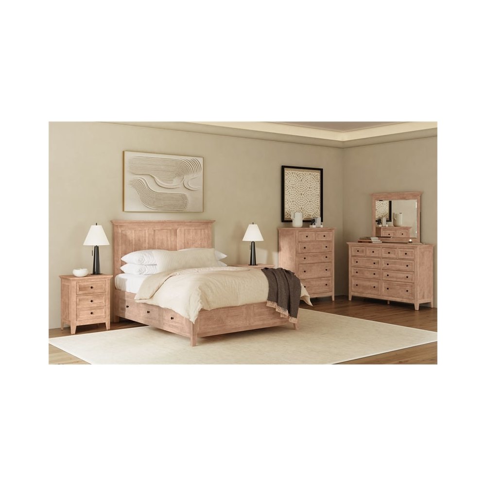 Intercon San Mateo Dresser Mirror in Wheat