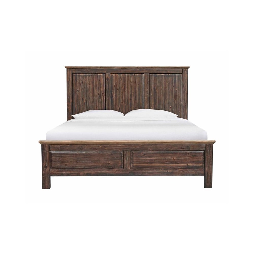 Intercon Transitions King Standard Bed in Driftwood and Sable