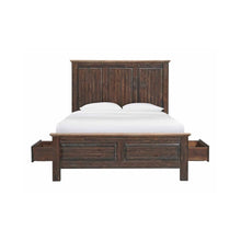 Intercon Transitions Queen Storage Bed in Driftwood and Sable
