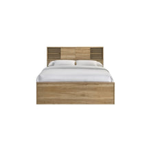 Intercon Vega Queen Bookcase Bed in Natural Nutmeg