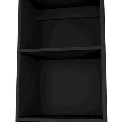 Sutton Slim Bookcase with Modern 5-Shelf Design, Wenge
