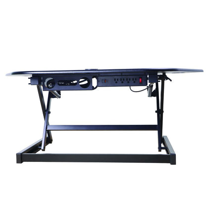 Rocelco 46" Height Adjustable Corner Standing Desk Converter