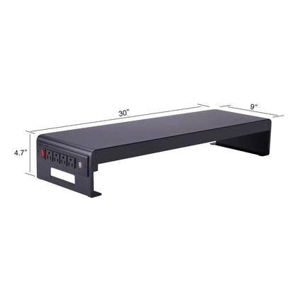 Rocelco 46" Height Adjustable Corner Standing Desk Converter