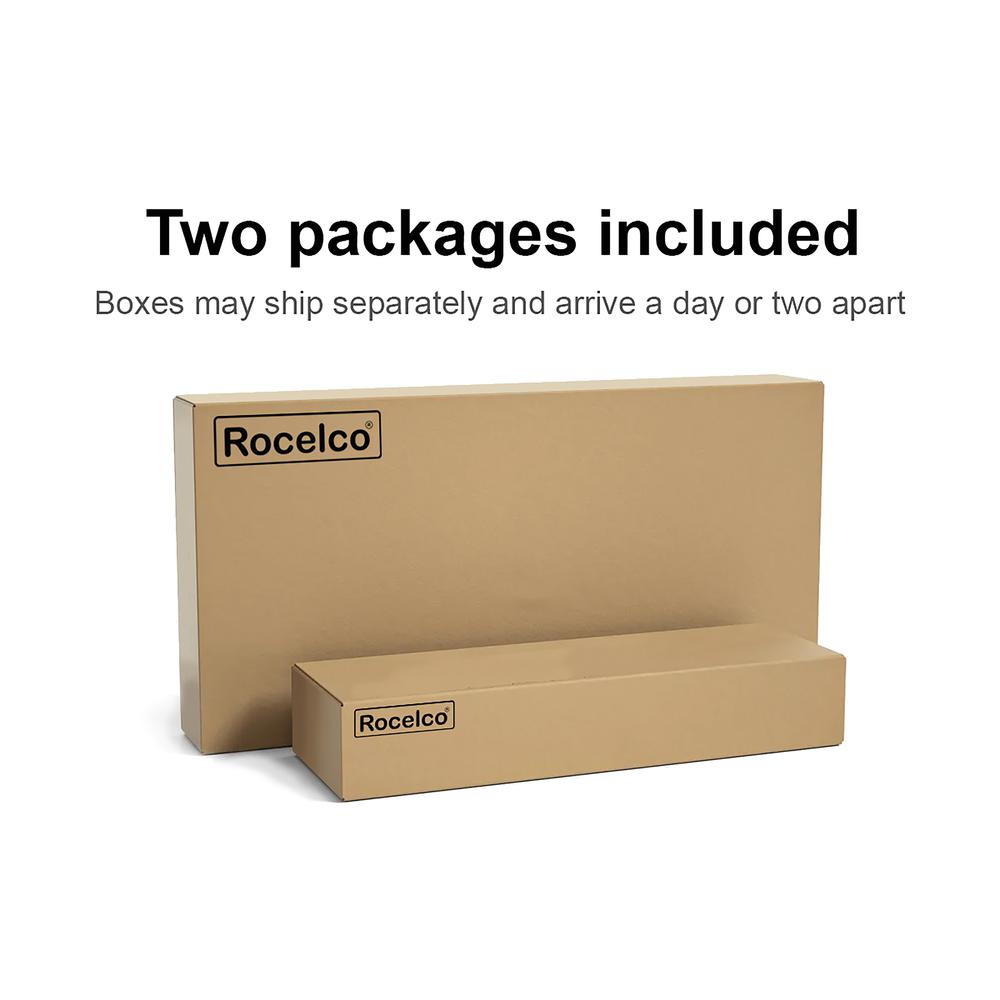 Rocelco 46" Height Adjustable Corner Standing Desk Converter