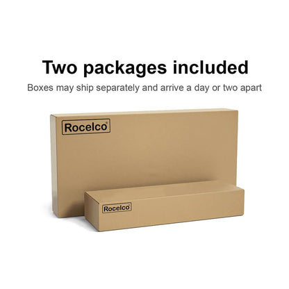 Rocelco 46" Height Adjustable Corner Standing Desk Converter