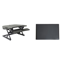 Rocelco 46" Height Adjustable Corner Standing Desk Converter