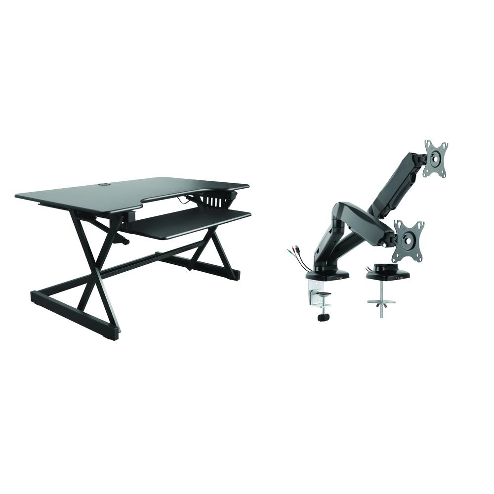 Rocelco 40" Height Adjustable Standing Desk Converter